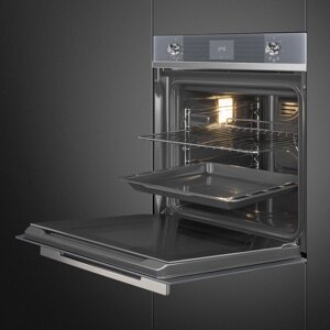 Духовой шкаф SMEG SF6100VS1 черный