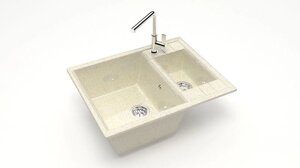 Мойка MARR MARRBAXX Granit Жаклин Z190/Q2 (бежевый), глянец