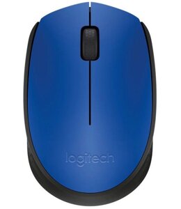 Мышь Logitech M171 Wireless, optical, 1AA, USB nano-receiver, [910-004640], blue