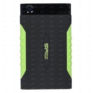 Внешний жесткий диск Silicon Power Armor A15 SP020TBPHDA15S3K черно-зеленый