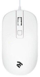 Мышка проводная USB 2Е MF110, White (2E-MF110UW)