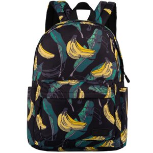 Рюкзак 2Е TeensPack Bananas чёрный