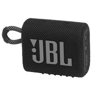 Колонки JBL GO 3 (1.0) - Black, 4.2Вт, 110Hz-20kHz, 85dB, Bluetooth, USB