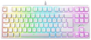 Клавиатура игровая Xtrfy K4 TKL RGB Kailh Red White