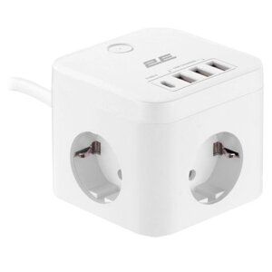 Сетевой адаптер 2E 3XSchuko (2E-ADC331WH)