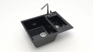 Мойка MARR MARRBAXX Granit Жаклин Z190/Q4 (черный), глянец