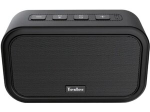 Колонки Tesler PSS-444 (2.0) - Black, 6Вт (2х3) RMS, 70Hz-17kHz, microSD, BT, FM
