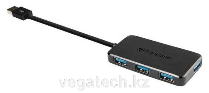 USB-разветвитель Transcend HUB2 [TS-HUB2K] Черный - акции