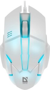 Мышь проводная Defender Host MB-982 7цветов,1000 dpi, белый