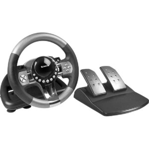 Руль Defender Forsage GTR 12кнопок + 8-way D-Pad + 2 рычажка коробка передач газ/тормоз USB PS