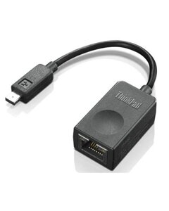 Внешняя сетевая карта для ноутбуков и ПК, Lenovo CABLE BO TP Ethernet Ext Cable /черный