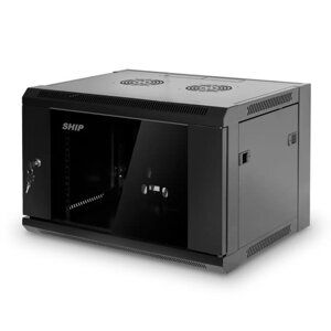 Шкаф настенный SHIP SE серия, 5612.01.100, 19, 12U, ШВГ: 570x635x600 мм, Black