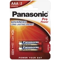 Батарейка щелочная PANASONIC Pro Power AAA/2B /