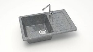 Мойка MARRBAXX Granit Энди Z16Q8 (темно-серый), глянец