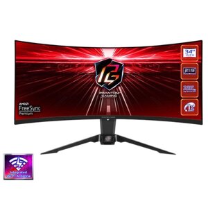 Геймерский Профессиональный Монитор из серии PHANTOM GAIMING 34" ASRock PG34WQ15R2B VA