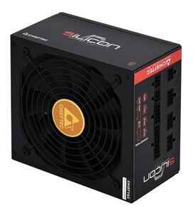 Блок питания ATX Chieftec SILICON, SLC-750C, 750W, 80plus блок питания черный