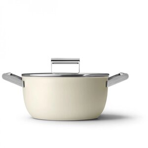 Кастрюля Smeg CKFC2411CRM кремовая