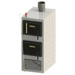 Угольный котел Unilux КУВ-12 (12кВт 70-120м²) без кожуха