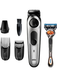 Машинка для стрижки волос Braun BT5260 BLK/MT SILV + RZR BOX CEEMEA серебро