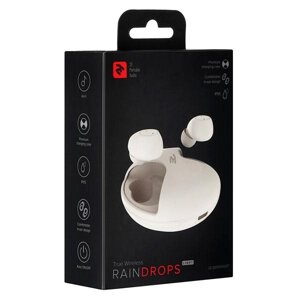 НАУШНИКИ 2E RainDrops Light True Wireless Waterproof Mic White