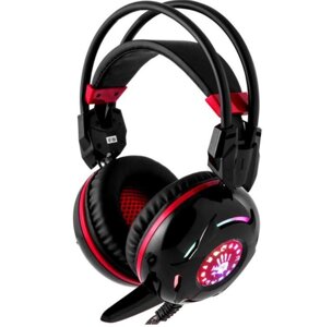 Игровая гарнитура A4tech Bloody G300 черно-красные