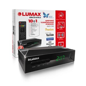 ЦИФРОВОЙ ТЕЛЕВИЗИОННЫЙ ПРИЕМНИК LUMAX DV2117HD