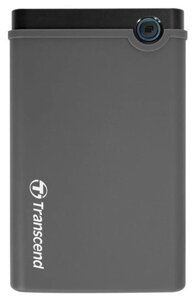 Бокс для SSD Mobile Rack 2.5" Transcend StoreJet 25CK3, SATA, USB 3.0, серый