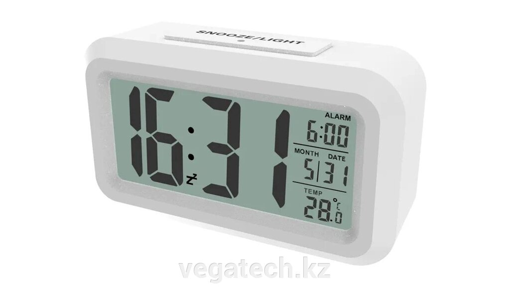 Alarm Clock Ritmix CAT-100, white - заказать