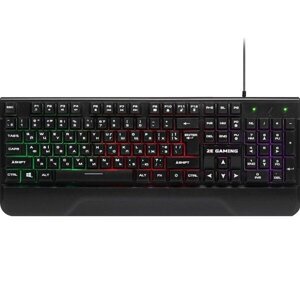 Игровая клавиатура 2E Gaming KG310 LED USB Black Ukr