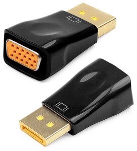 Переходник Converter, Cablexpert A-DPM-VGAF-01, черный