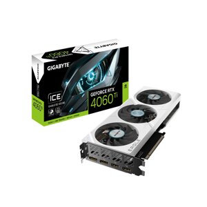 Видеокарта Gigabyte (GV-N406TEAGLEOC ICE-8GD) RTX4060Ti EAGLE OC ICE 8G
