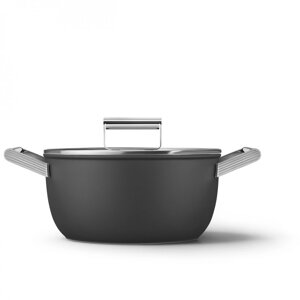 Кастрюля Smeg CKFC2411BLM черная