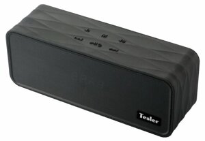 Колонки Tesler PSS-555 (2.0) - Black, 9Вт (2х4.5) RMS, microSD, BT, FM