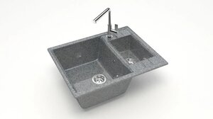 Мойка MARR MARRBAXX Granit Жаклин Z190/Q8 (темно-серый), глянец