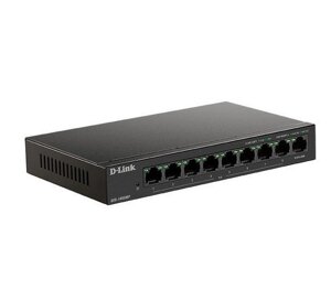 Неуправляемый коммутатор с 8 портами, D-Link DES-1009MP/A1A /черный
