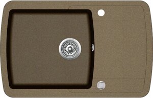 Кухонная мойка AQUASANITA SQL101-301AW бронзовый
