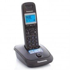 Радио-телефон Panasonic KX-TG2511CAT, AOH, Caller ID 50 записей, 50 номеров phonebook, Dark Gray