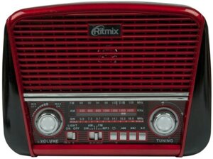 Радиоприемник портативный Ritmix RPR-050R, красный