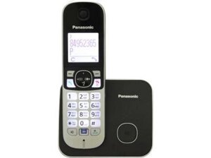 Радиотелефон Panasonic KX-TG6811RUB черный-серебристый
