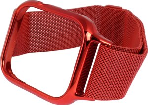 Ремешок Usams для смарт-часов Apple Watch 4, 44mm, сталь, Red