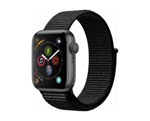 Смарт-часы Apple Watch Series 4, 40mm, 16Gb ROM, Wi-Fi, BT, GPS, нейлон, Space Gray-Black