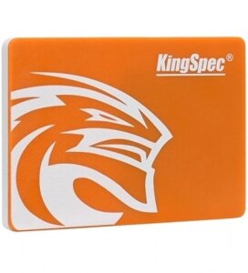 SSD SATA 512 GB KingSpec P3-512, SATA 6Gb/s оранжевый накопитель