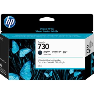 Струйный картридж HP P2V65A 730 для HP DesignJet, 130 мл, черный матовый