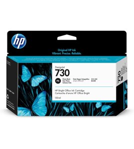 Струйный картридж HP P2V67A 730 для HP DesignJet, 130 мл, черный фото