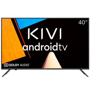Телевизор kivi 40F740LB 40 FHD HDR DVB-T2/C google android TV WI-FI черный