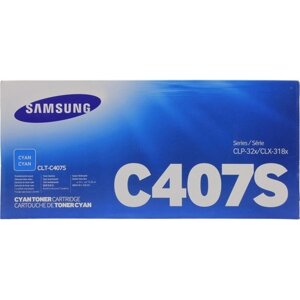 Тонер-картридж Samsung CLT-C407S - Cyan