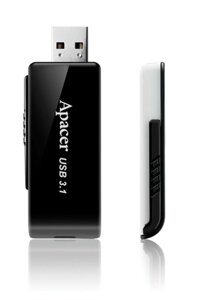 USB Flash Drive Apacer AH350 64Gb черный-белый