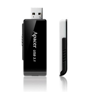 USB-накопитель 128Gb Apacer AH350, черный/белый