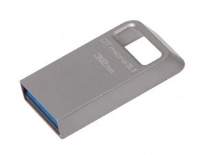 USB-накопитель 32Gb Kingston DataTraveler Micro 3.1, серебристый