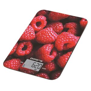Весы кухонные электрон. Polaris PKS 1068DG Raspberry (малина)